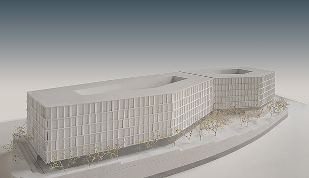 Quantum Technology Center Vienna ein Architekturmodell