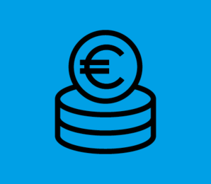 Icon Workshop - finances Icon - Euro stacked